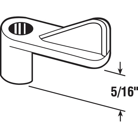 Prime-Line PL 7741 Window Screen Clip with Screw, Plastic, Gray