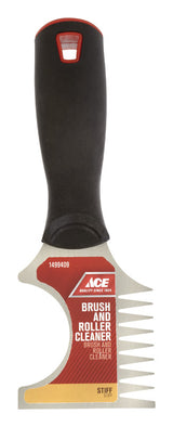 Ace Black Steel Brush and Roller Cleaning Tool