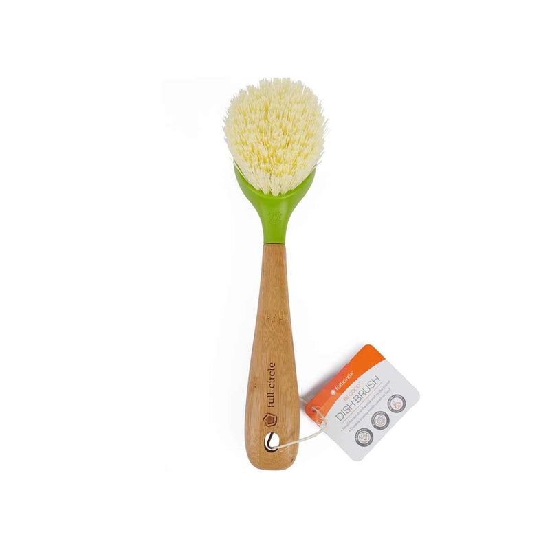 Full Circle 2.1 in. W Medium Bristle 5.6 in. Bamboo Handle Dish Brush