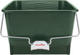Wooster 8616 Paint Roller Bucket, 4 gal Capacity, Polypropylene, Green, Comfort Grip Handle