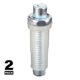 Prime-Line N 6706 Door Pivot, 3/8 in Dia Base, 1-1/8 in H Base, Plastic