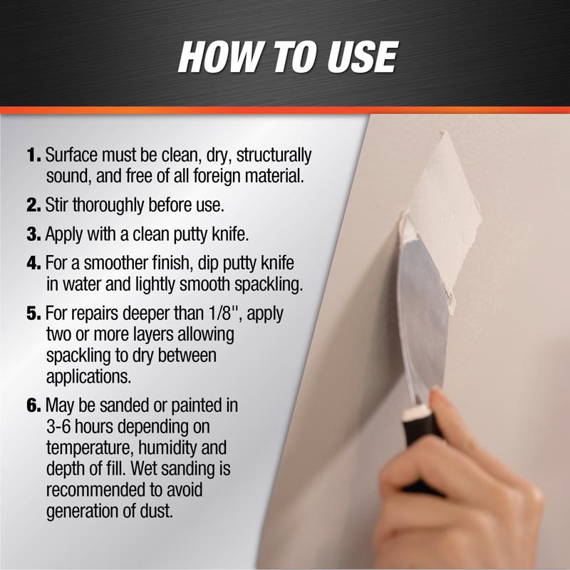 DAP Ready to Use White Spackling Compound 1 gal