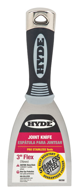 Hyde 3 in. W Stainless Steel Flexible Scraper, Pack of 5