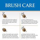 Linzer Pro Edge 1-1/2 in. Flat Paint Brush, Pack of 6