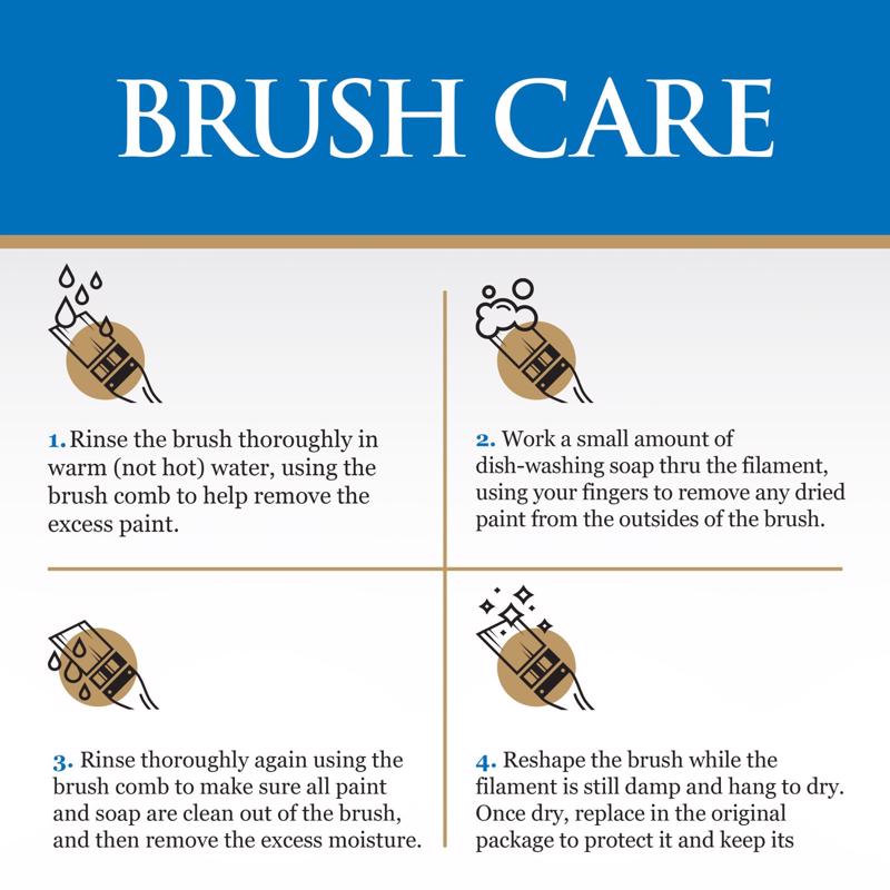 Linzer Pro Edge 2-1/2 in. Flat Paint Brush