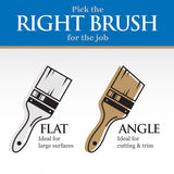 Linzer Pro Edge 4 in. Flat Paint Brush
