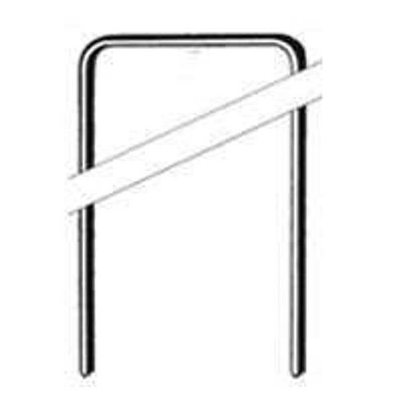 ProFIT 940041 Felt Staple, 3/8 in W Crown, 21 ga, Electro-Galvanized