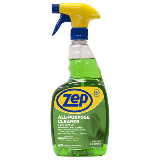 Zep Pleasant Scent Cleaner and Degreaser 32 oz Liquid, Pack of 12