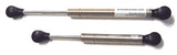 Sierra GS62660 Nitride Coated Nautalift 8.5 - 12" Range 20 lb Force 3.5" Stroke Gas Lift Supports