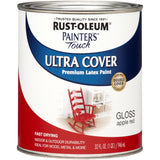 Rust-Oleum Painters Touch Ultra Cover Gloss Apple Red Water-Based Paint Exterior and Interior 1 qt, Pack of 2