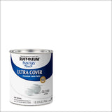 Rust-Oleum Painters Touch Ultra Cover Gloss White Water-Based Paint Exterior and Interior 1 qt, Pack of 2