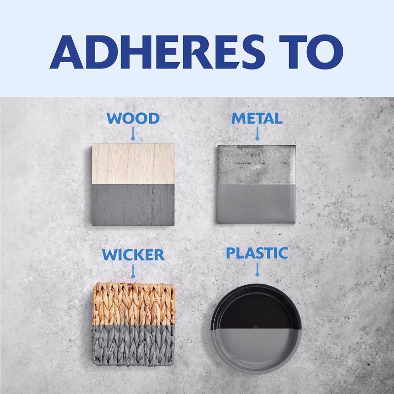 Rust-Oleum Painter's Touch 2X Ultra Cover Satin Granite Paint+Primer Spray Paint 12 oz, Pack of 6