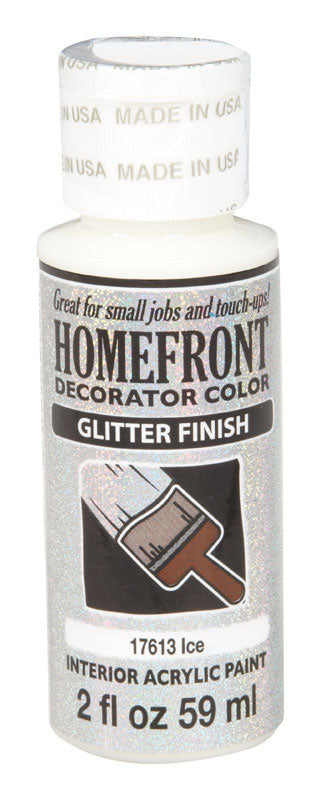 Homefront Glitter Ice Hobby Paint 2 oz, Pack of 3