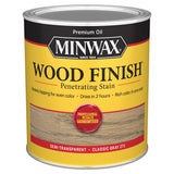 Minwax Wood Finish Semi-Transparent Classic Gray Oil-Based Penetrating Wood Stain 1 qt, Pack of 4