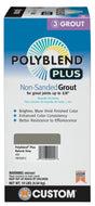 Custom Polyblend Plus PBPG0910 Non-Sanded Grout, Natural Gray, 10 lb Box
