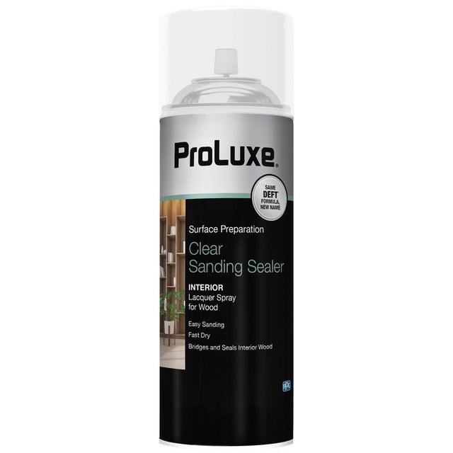 ProLuxe Smooth Clear Oil-Based Alkyd Lacquer Sanding Sealer 12 oz, Pack of 6