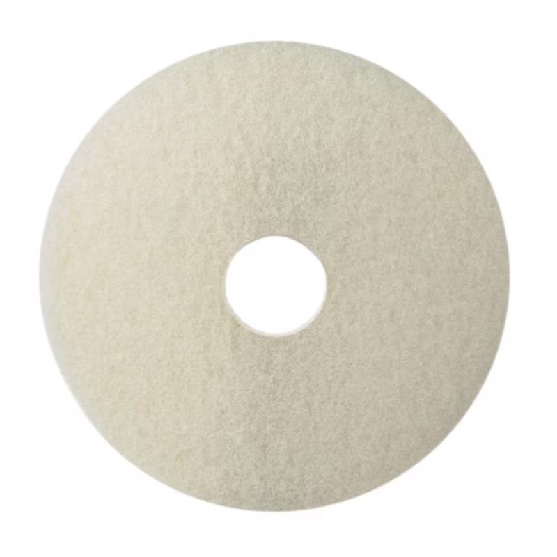 Gator 17 in. D Non-Woven Natural/Polyester Fiber Floor Polishing Pad White, Pack of 5