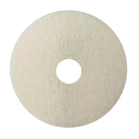 Gator 17 in. D Non-Woven Natural/Polyester Fiber Floor Polishing Pad White, Pack of 5