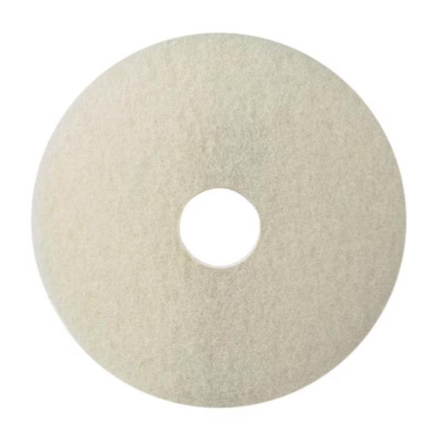 Gator 17 in. D Non-Woven Natural/Polyester Fiber Floor Polishing Pad White, Pack of 5