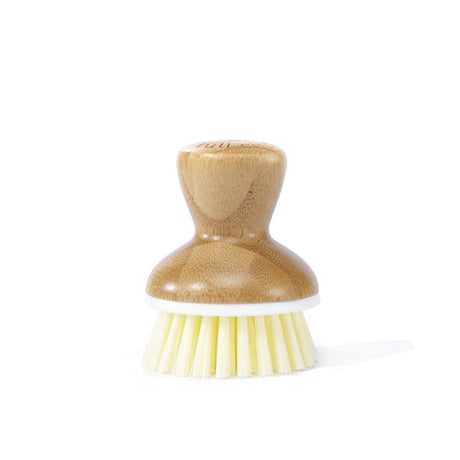 Full Circle Bubble Up 2.3 in. W Medium Bristle 1.5 in. Bamboo Handle Dish Brush
