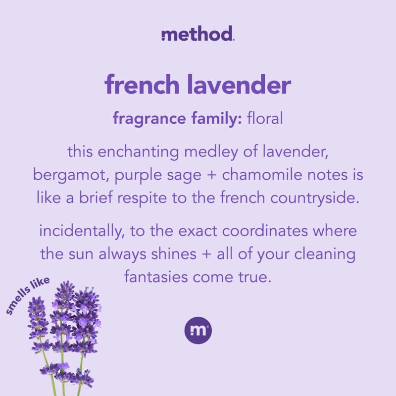 Method French Lavender Scent All Purpose Cleaner Liquid 28 oz, Pack of 8