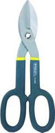 STANLEY FMHT73571/14-556 Tinner Snip, 10 in OAL, 2 in L Cut, Straight Cut, Steel Blade, Black/Yellow Handle