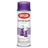 Krylon K03813A00 Craft Spray Paint, Glitter, Grape Glitz, 5.75 oz, Can, Pack of 6