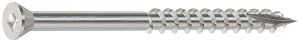 Simpson Strong-Tie S07225FT1WH01 Deck Screw, #7 Thread, 2-1/4 in L, Coarse Thread, Trim Head, 6-Lobe Drive, Steel