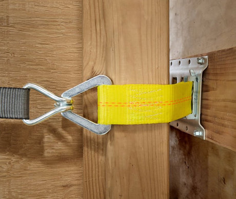 Keeper 47801 E-Track Tie-Off Strap, Yellow