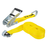 Keeper Commercial Series 82827 Heavy-Duty Strap Tie-Down with Magnetic JJ Hook, 2 in W, 27 ft L, 3333 lb