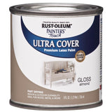 Rust-Oleum Painters Touch Ultra Cover Gloss Almond Water-Based Paint Exterior and Interior 8 oz, Pack of 6