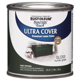 Rust-Oleum Painters Touch Ultra Cover Gloss Hunter Green Water-Based Paint Exterior and Interior 8 o, Pack of 6