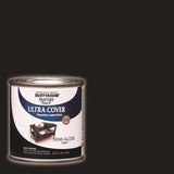 Rust-Oleum Painters Touch Semi-Gloss Black Water-Based Ultra Cover Paint Exterior and Interior 0.5 p, Pack of 6