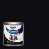 Rust-Oleum Painters Touch Flat Black Water-Based Ultra Cover Paint Exterior and Interior 0.5 pt, Pack of 6