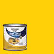 Rust-Oleum Painters Touch Ultra Cover Gloss Sun Yellow Water-Based Paint Exterior and Interior 8 oz, Pack of 6
