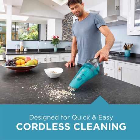 Black+Decker 0.1 gal Cordless Hand Vacuum 7.2 V