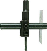 General 4 Circle Cutter, 7/8 to 4 in Dia Cutting, Steel