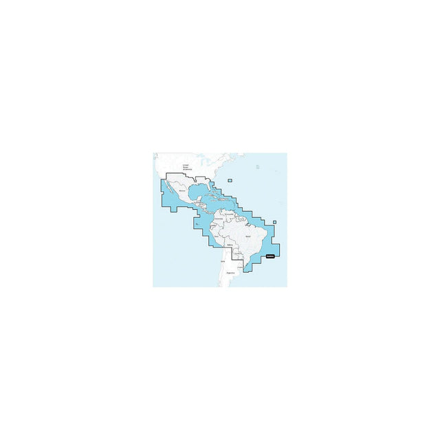 Navionics 010C136430 Navionics+ Cartography, Mexico, Caribbean to Brazil