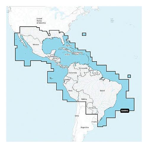 Navionics 010C136440 Platinum+ Cartography, Mexico, Caribbean to Brazil