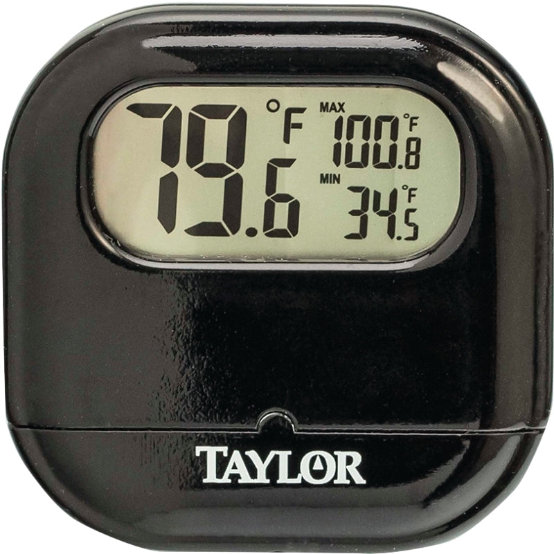 Taylor 1700 Thermometer, Digital, -4 to 140 deg F, Plastic Casing