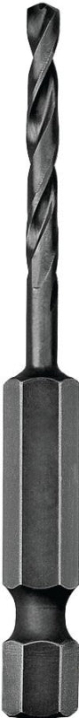 DEWALT DD5111 Impact Drill Bit, 11/64 in Dia, 2-15/16 in OAL, Spiral Flute, 1/4 in Dia Shank, Hex Shank