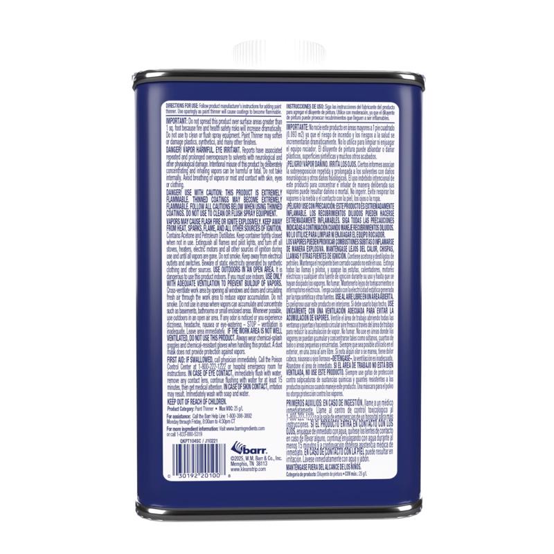 Klean Strip Acetone Paint Thinner 1 qt, Pack of 6