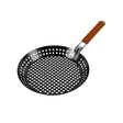 Mr. BAR-B-Q 06750Y Grilling Skillet, 12 in L, 12 in W, Aluminum, Black, Removable Handle