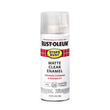 Rust-Oleum 285093 Rust Preventative Spray Paint, Matte, Clear, 12 oz, Can, Pack of 6