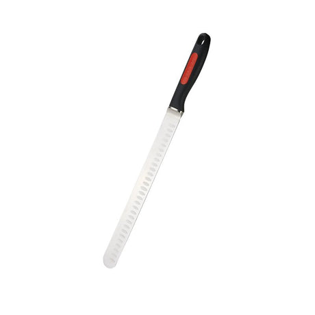 Mr. BAR-B-Q 40016Y Carving Knife, HCS Blade, Steel, Comfort Grip Handle, 18.9 in OAL