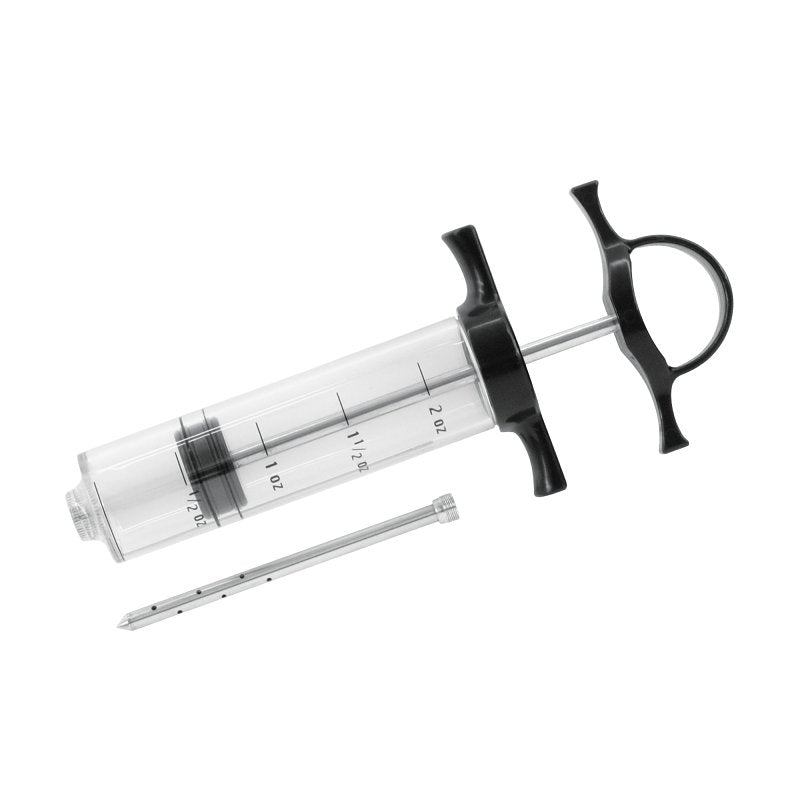 Mr. BAR-B-Q 40100Y Seasoning/Marinade Injector, 2 oz, Oversized Needle