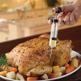 Mr. BAR-B-Q 40100Y Seasoning/Marinade Injector, 2 oz, Oversized Needle