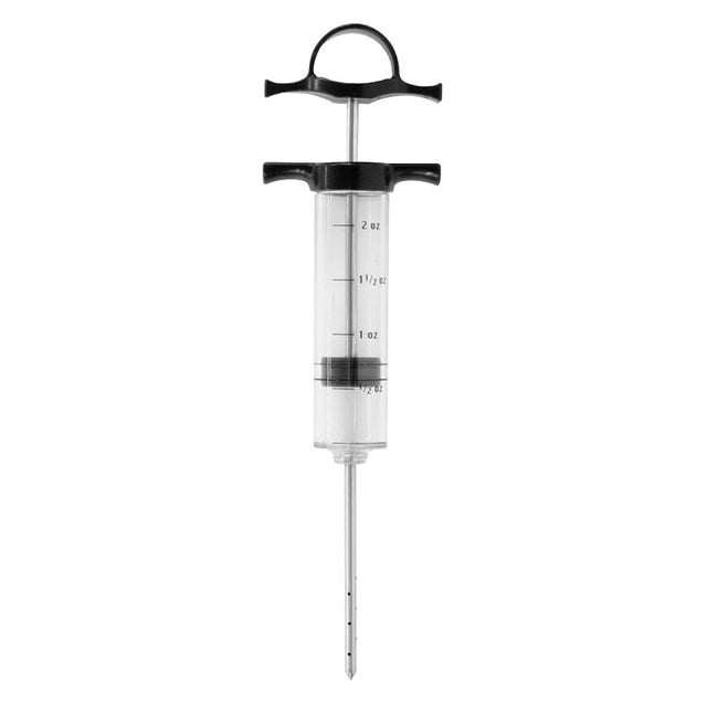 Mr. BAR-B-Q 40100Y Seasoning/Marinade Injector, 2 oz, Oversized Needle