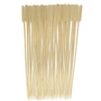 Mr. BAR-B-Q 40300Y Flat Paddle Skewer, 12 in OAL, Bamboo Head, Wide Handle