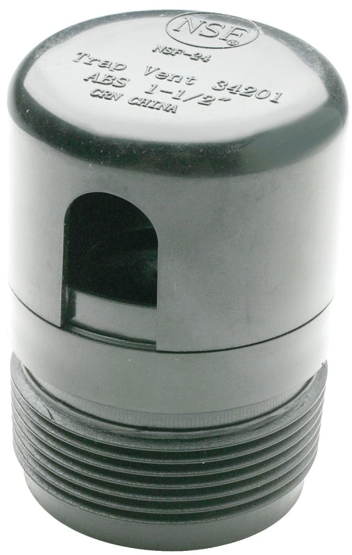 Plumb Pak PP855-39 Mechanical Plumbing Vent, Plastic, Black